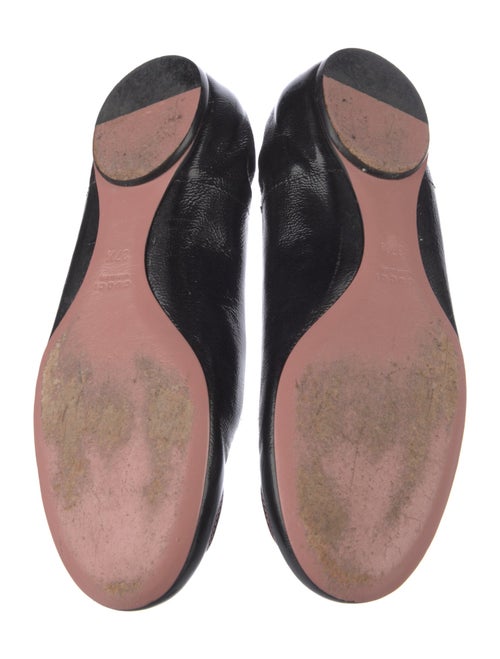 Gucci Horsebit Accent Patent Leather Ballet Flats