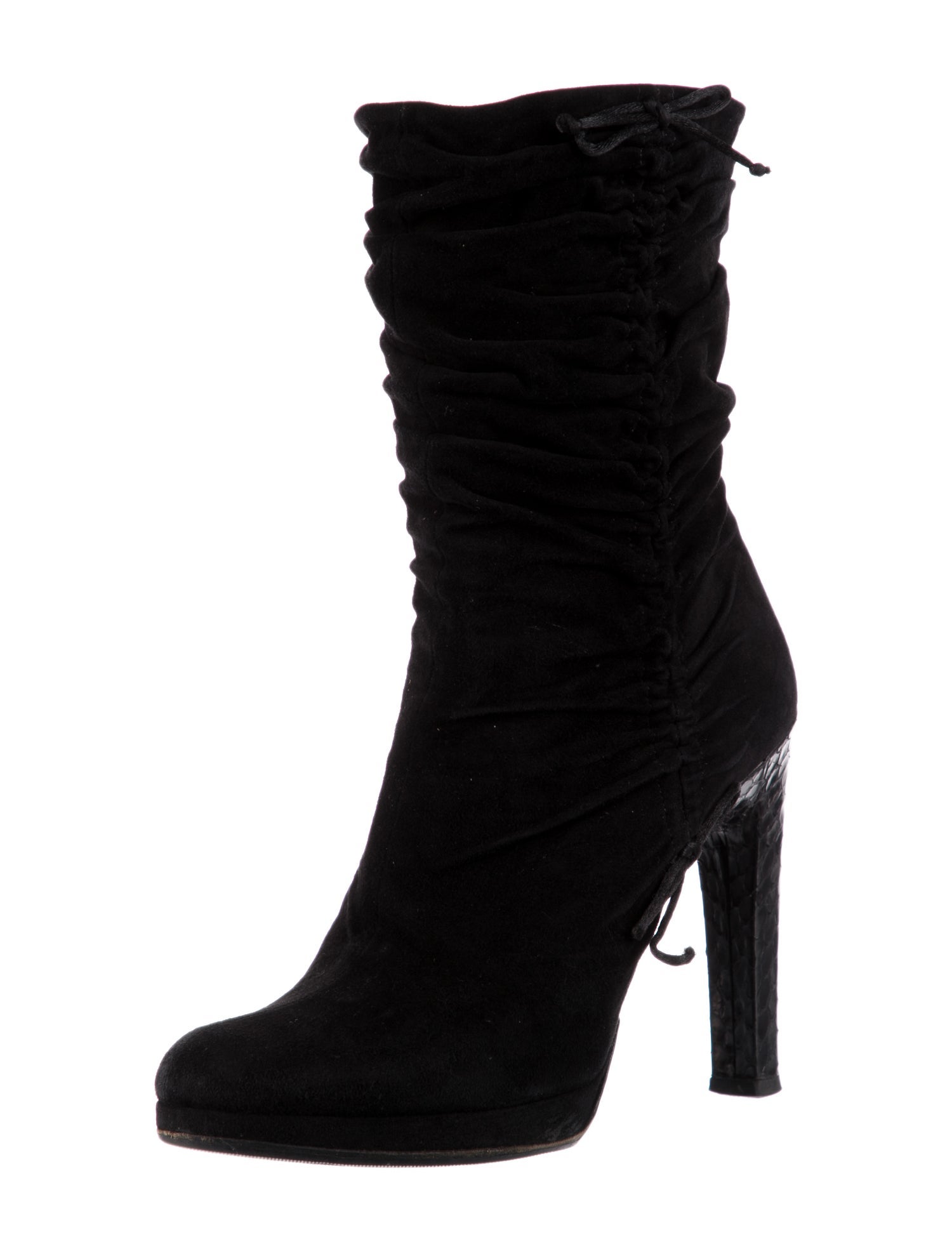 Gucci Suede Slouch Boots