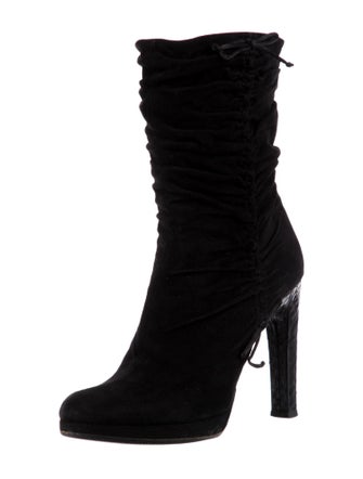 Gucci Suede Slouch Boots