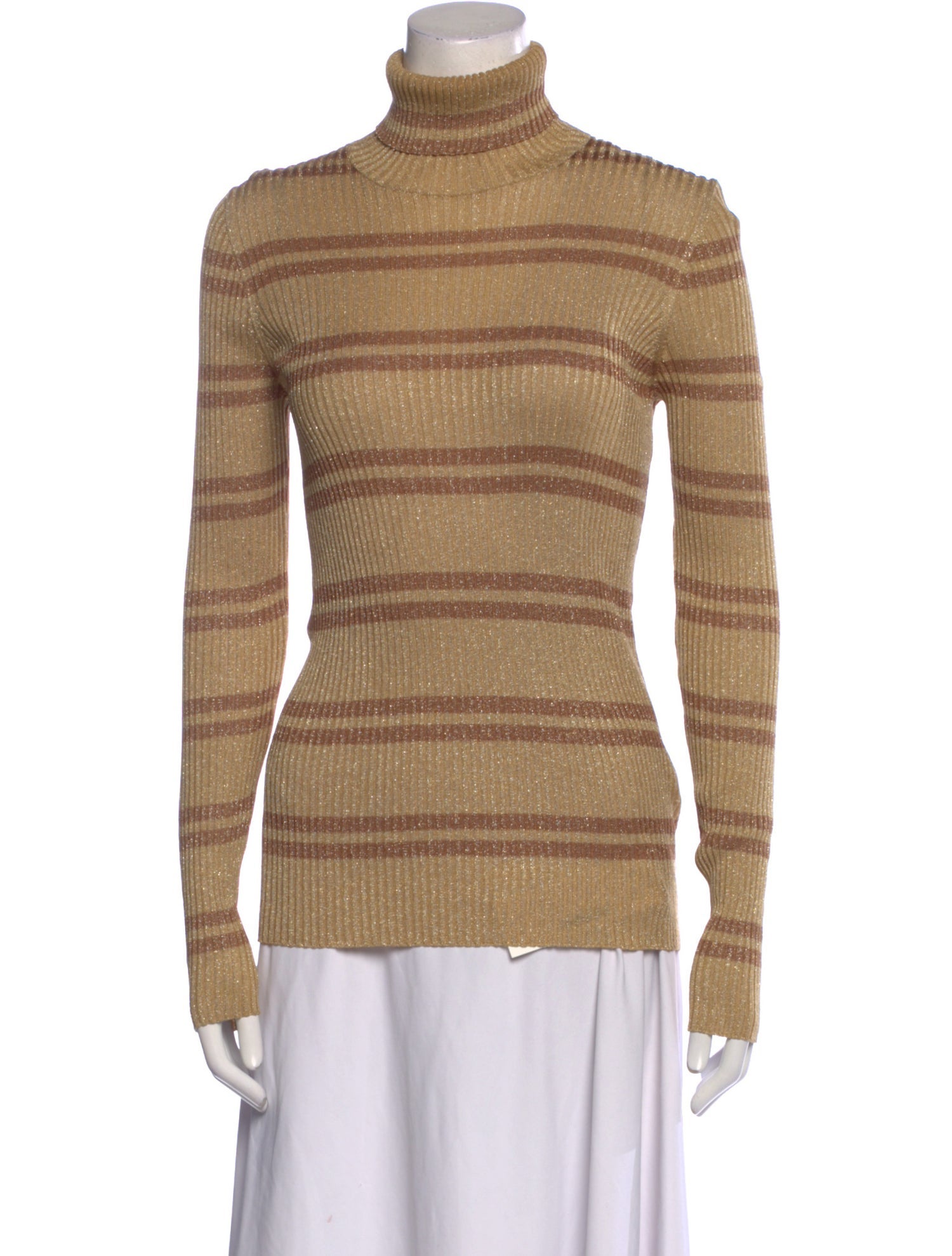 Gucci Striped Turtleneck Sweater