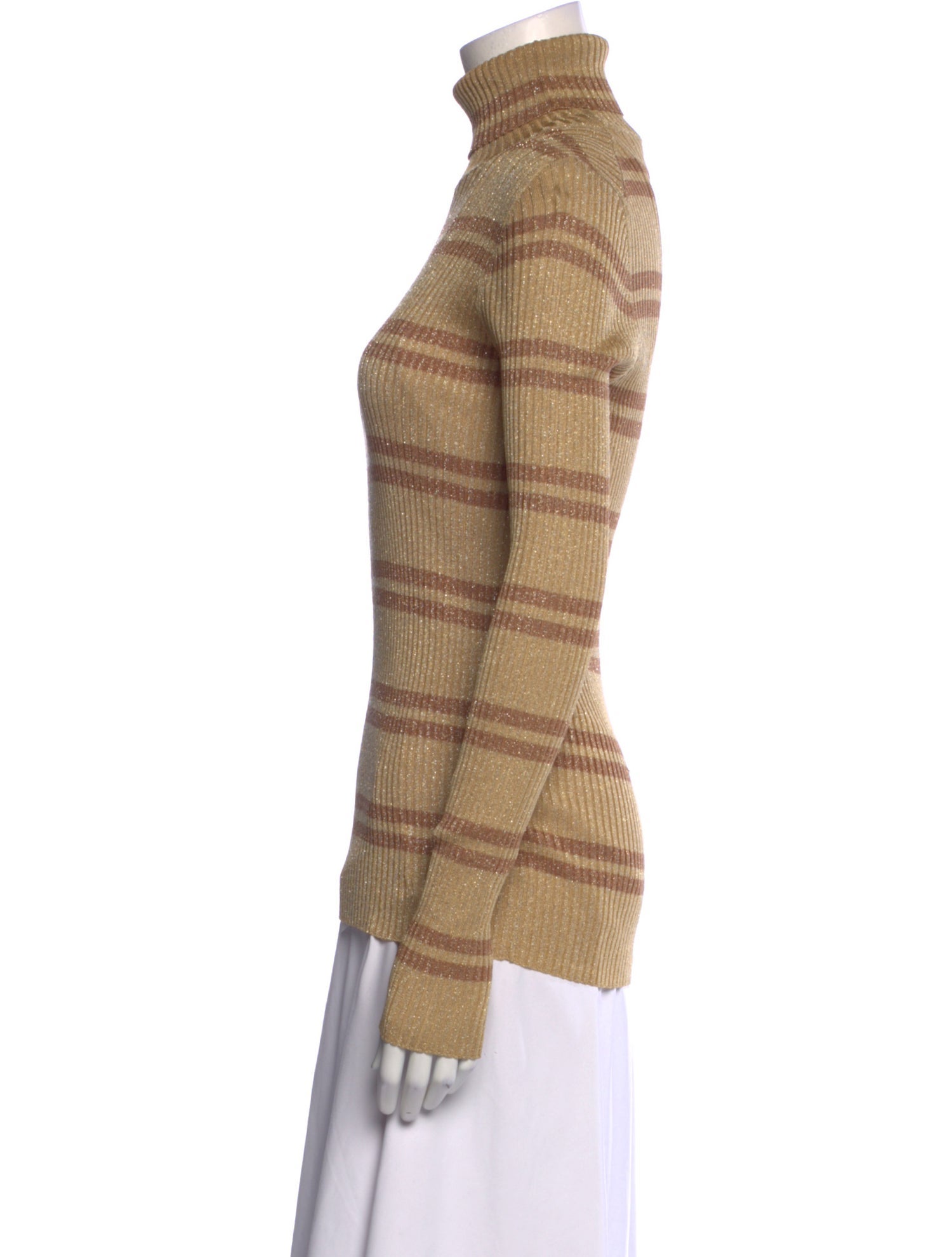 Gucci Striped Turtleneck Sweater