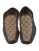 Gucci GG Canvas Leather Drivers