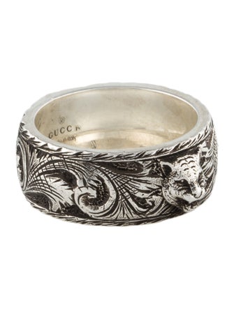 Gucci Thin Feline Head Ring