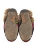 Gucci Horsebit Accent Floral Print Mules