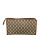 Gucci Leather Trim GG Plus Cosmetic Bag