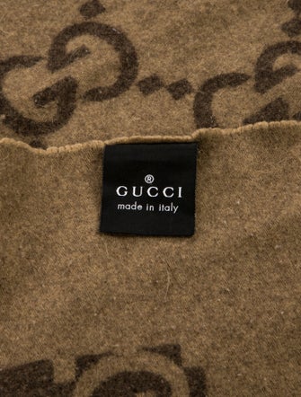 Gucci GG Wool-Blend Throw Blanket