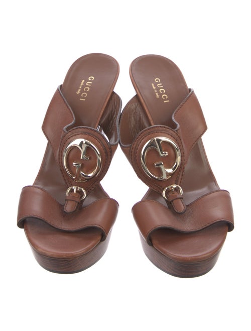 Gucci Leather Slides