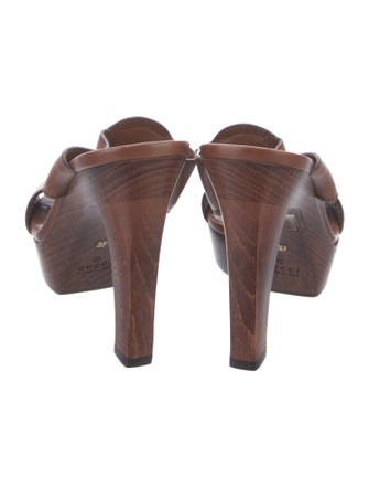 Gucci Leather Slides