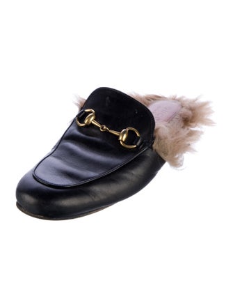 Gucci 1955 Horsebit Accent Leather Mules