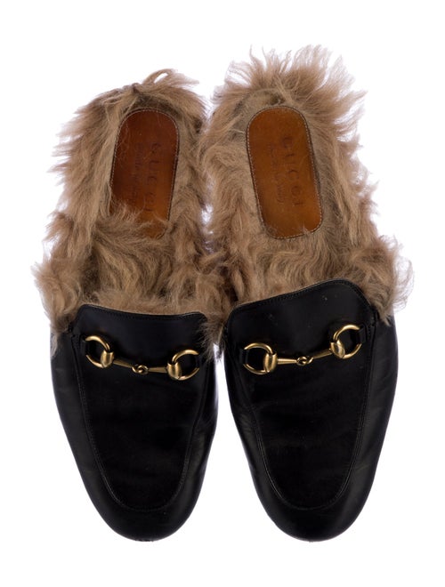 Gucci 1955 Horsebit Accent Leather Mules
