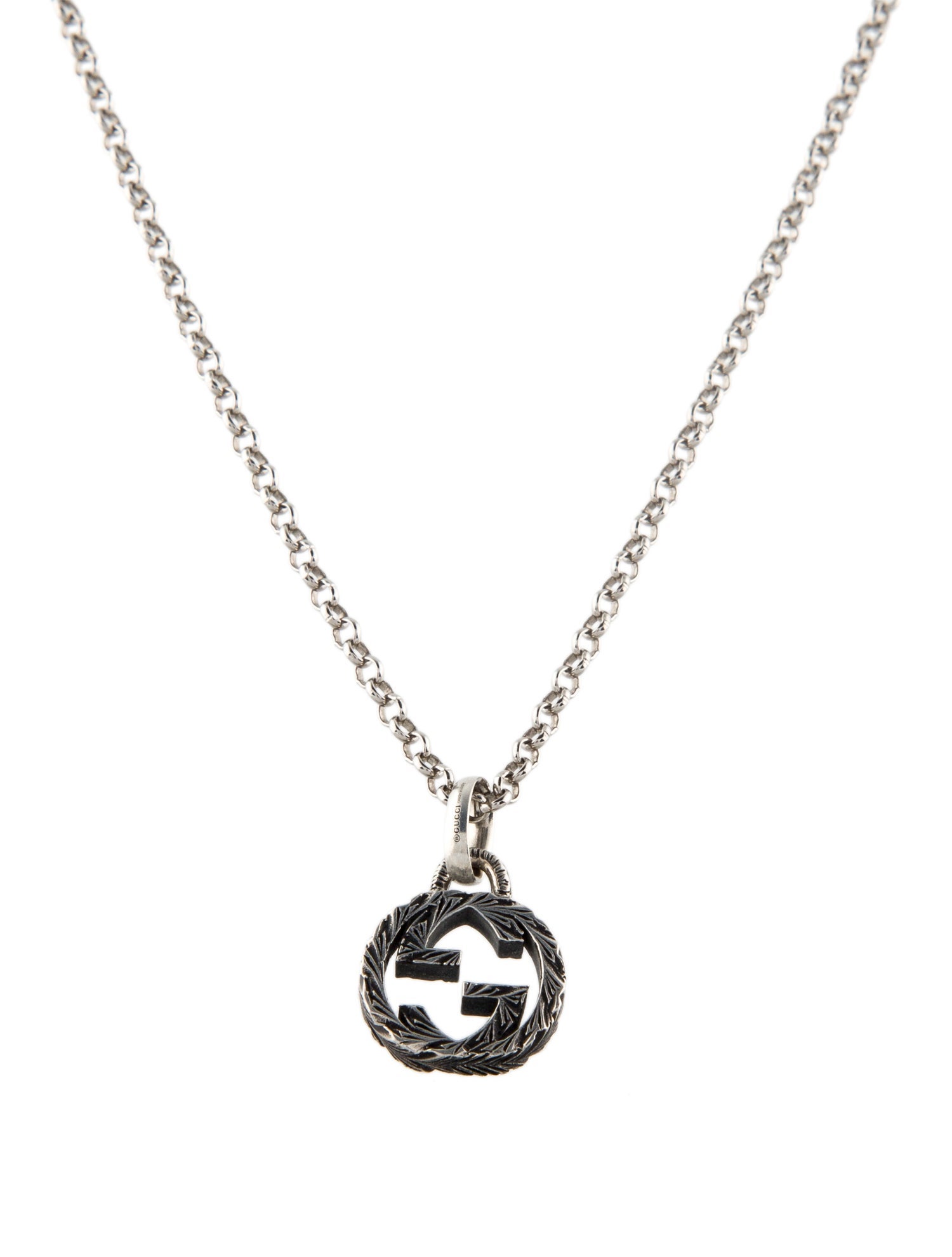 Gucci Interlocking G Pendant Necklace