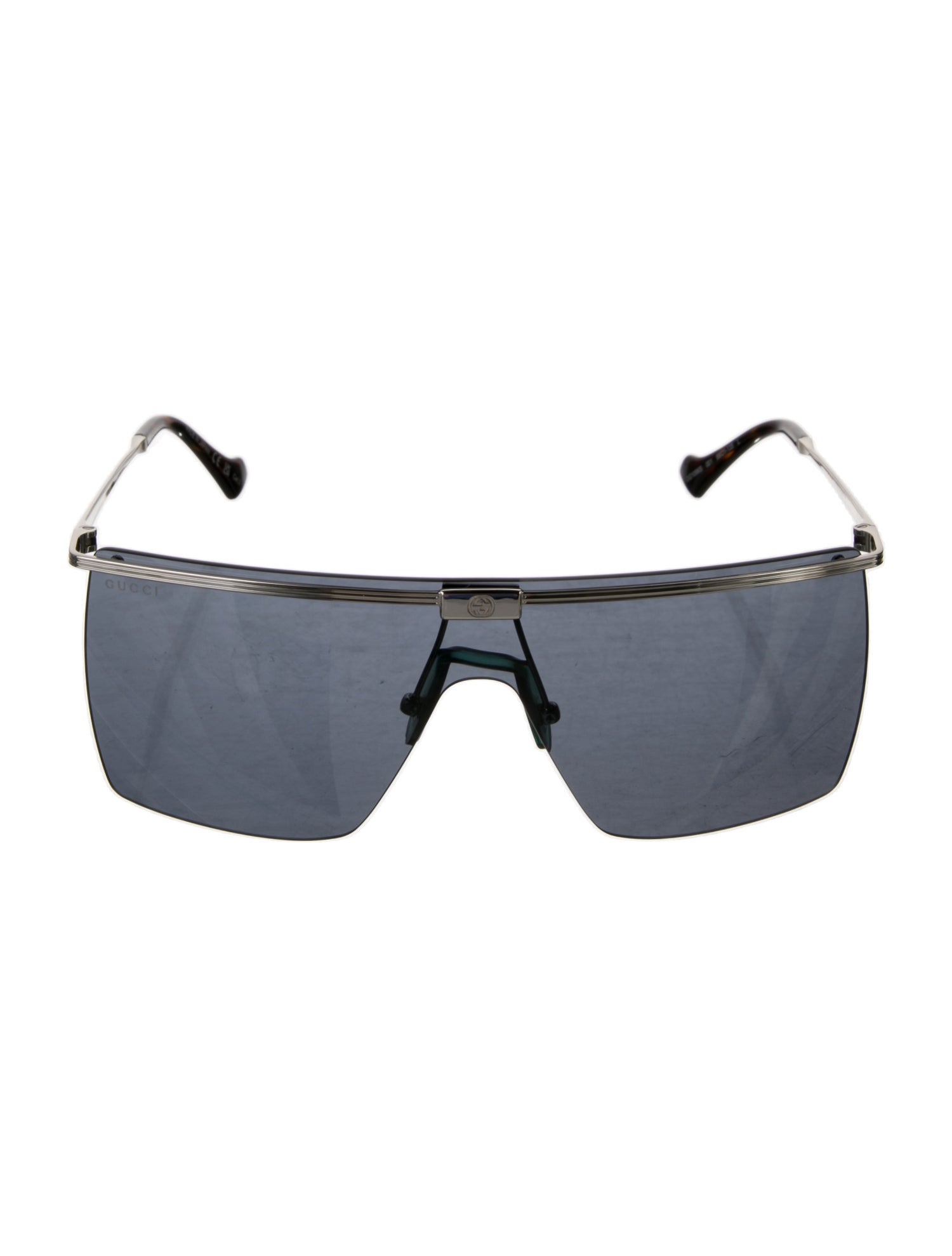 Gucci Shield Tinted Sunglasses