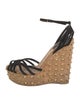 Gucci Spike Accents Suede Sandals