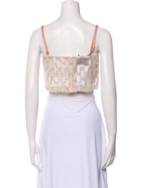 Gucci 2023 Square Neckline Crop Top