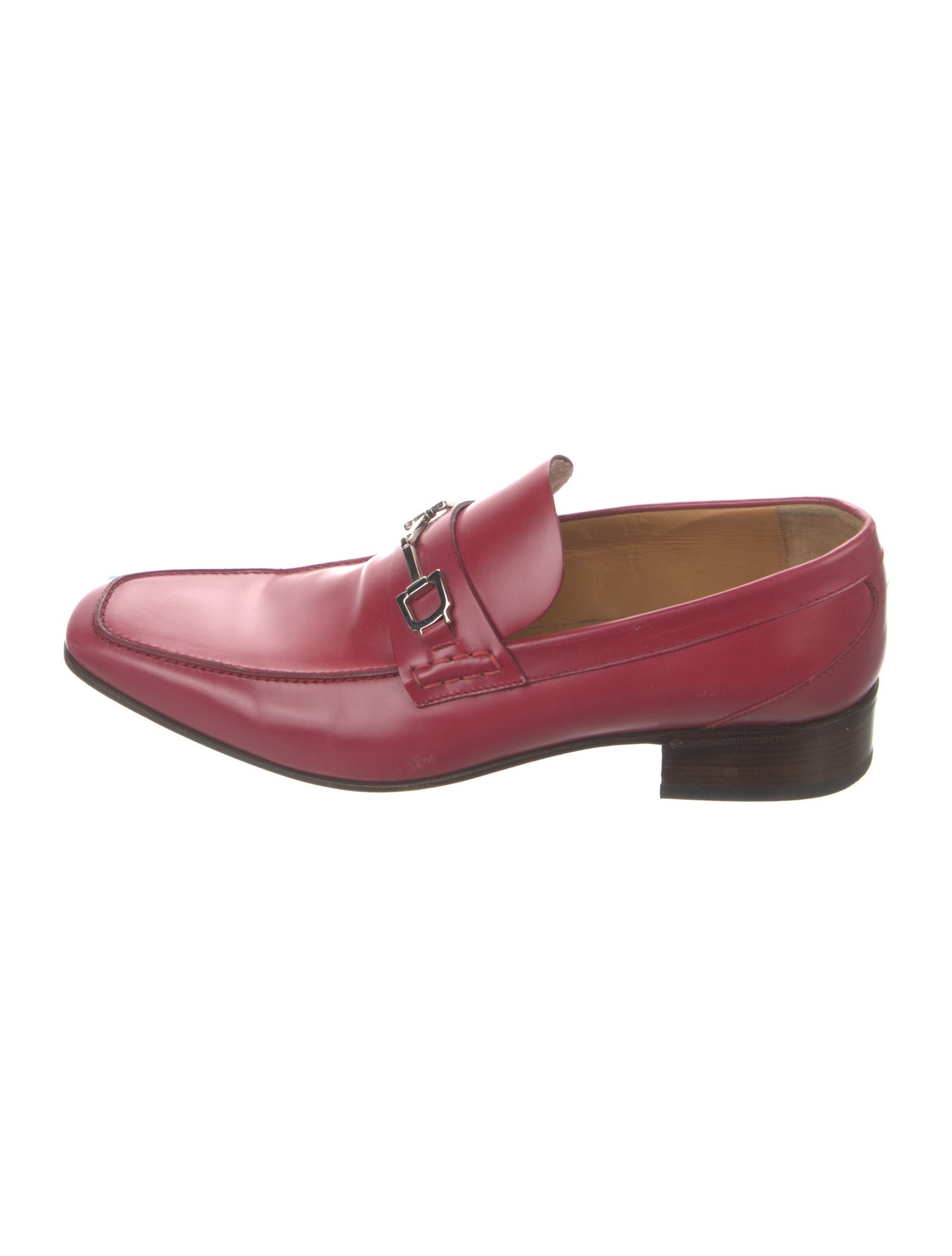 Gucci Horsebit Accent Leather Loafers