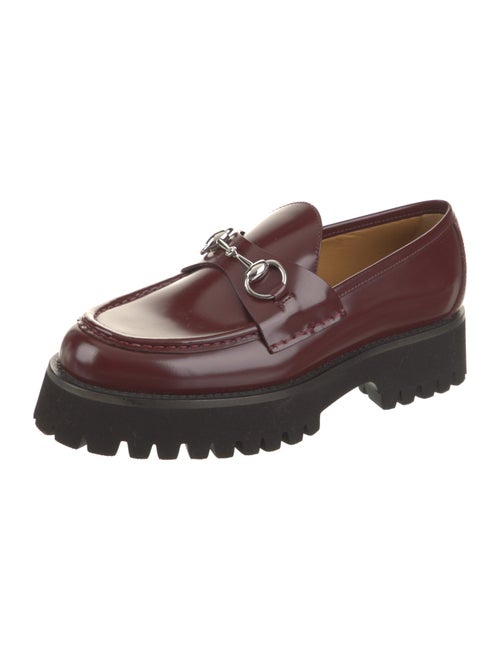 Gucci Horsebit Accent Leather Loafers