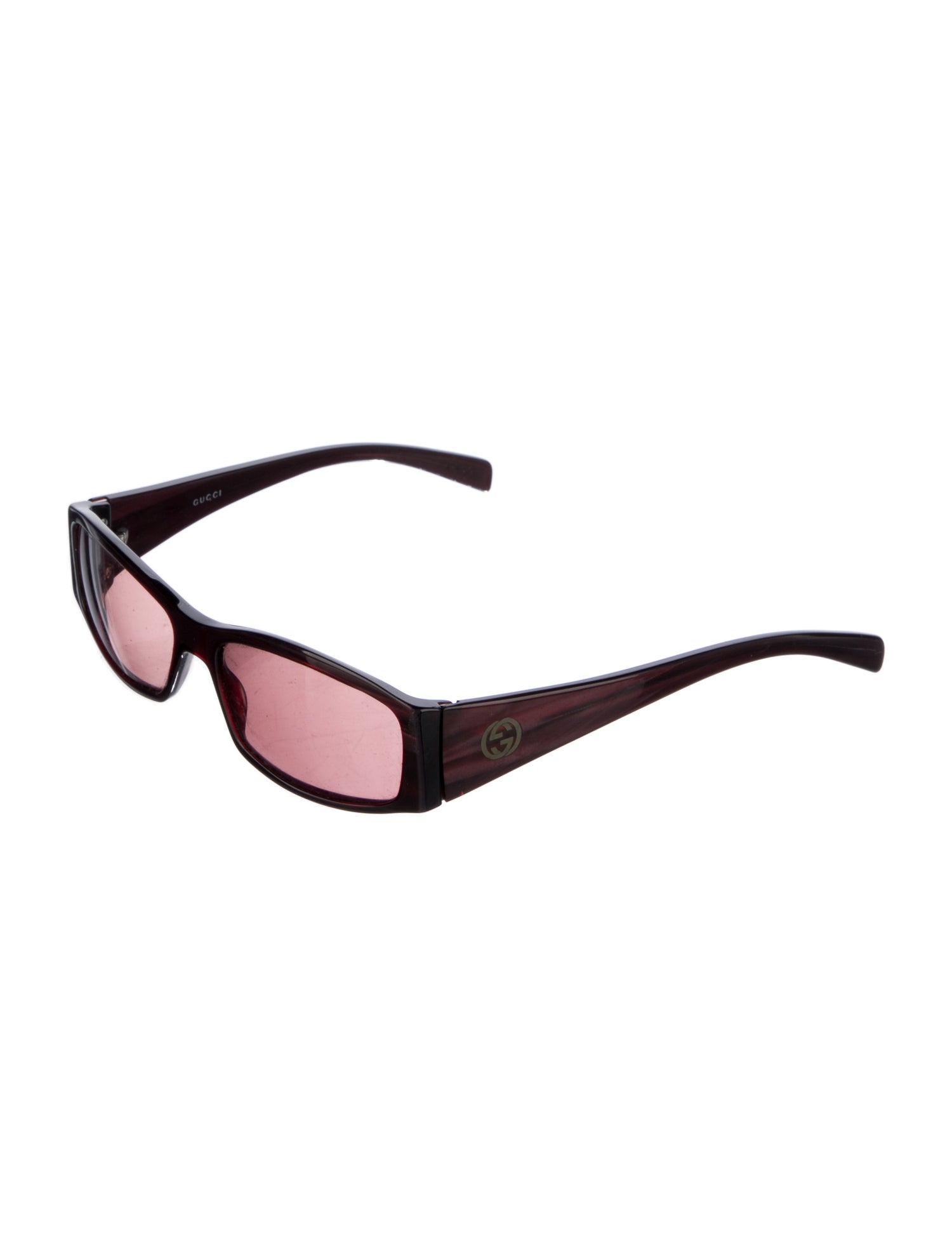 Gucci Interlocking G Logo Square Sunglasses