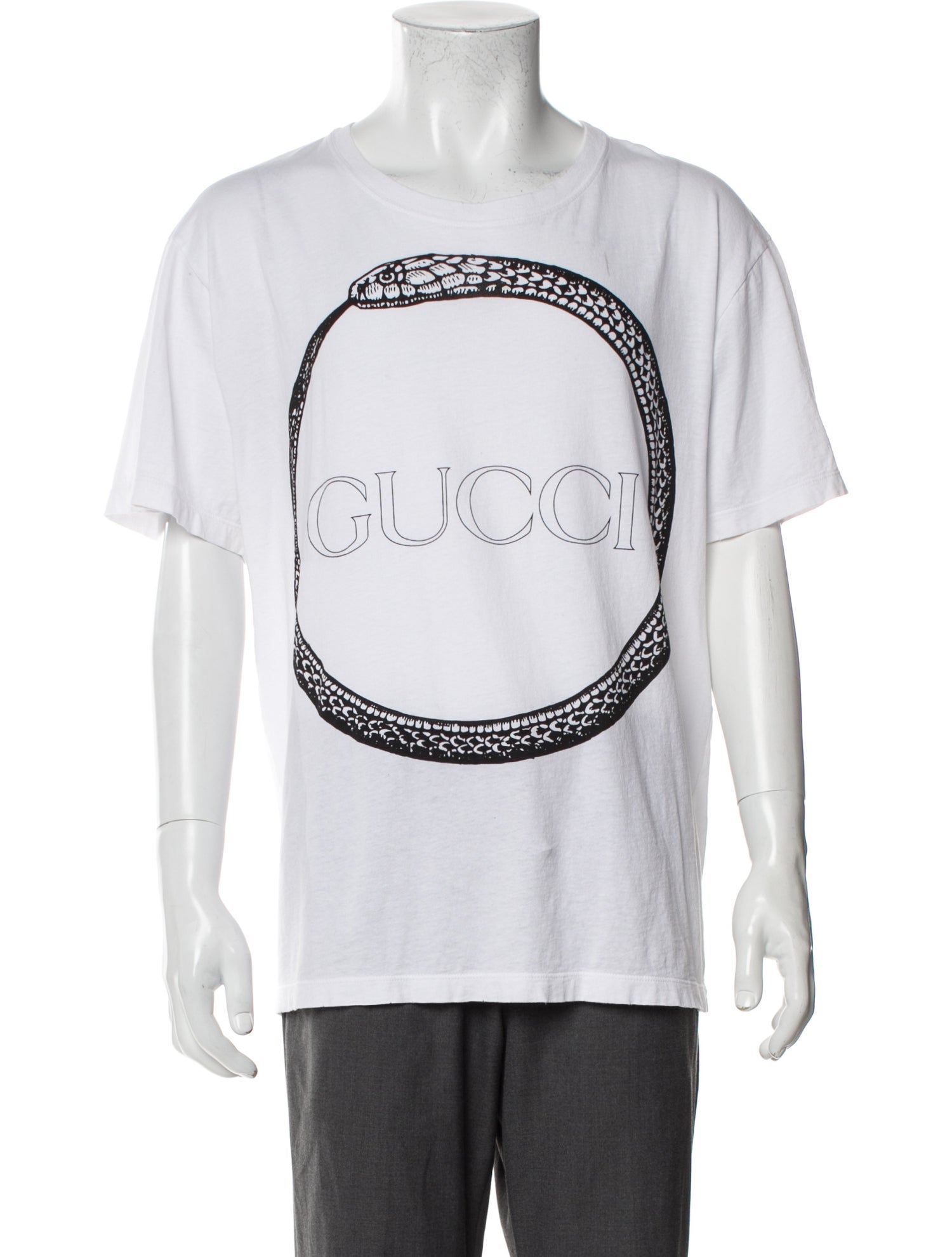 Gucci Graphic Print Crew Neck T-Shirt