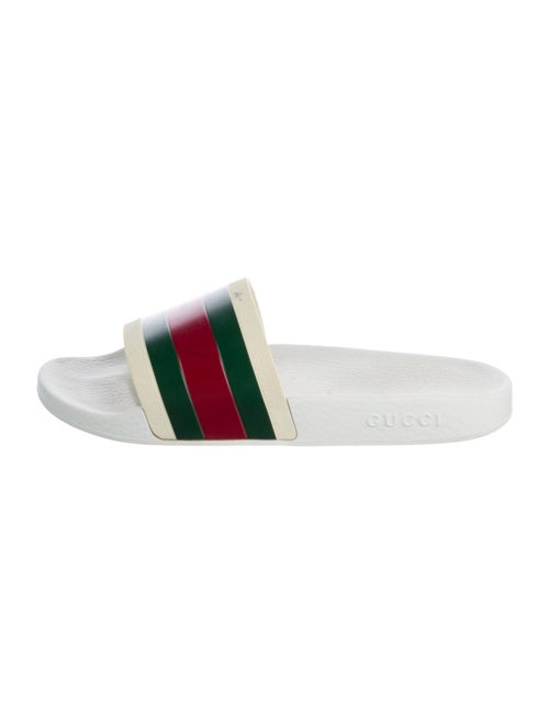Gucci Web Accent Rubber Slides