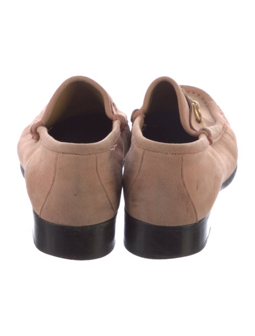 Gucci Horsebit Accent Suede Loafers