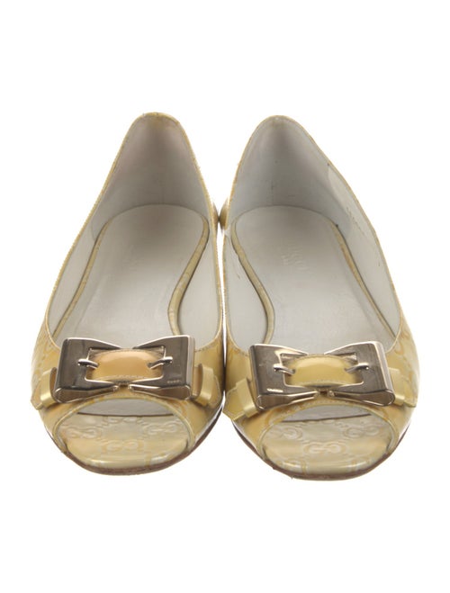 Gucci Patent Leather Ballet Flats