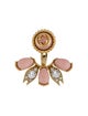 Gucci Crystal & Enamel Stud w/ Jacket Single Earring