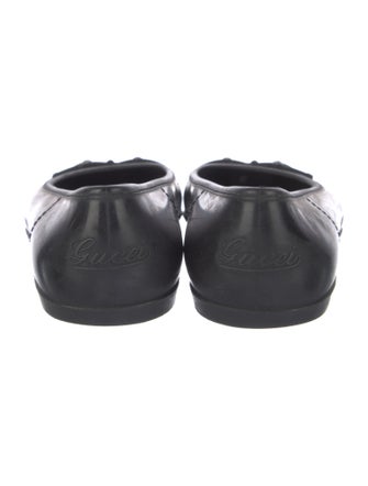 Gucci Horsebit Accent Rubber Flats