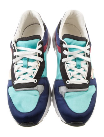 Gucci Satin Printed Sneakers