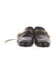 Gucci Horsebit Accent Leather Slippers