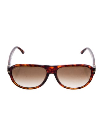 Gucci Round Gradient Sunglasses