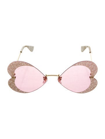 Gucci Sunglasses Heart Tinted