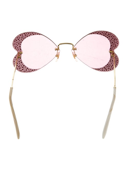Gucci Heart Tinted Sunglasses