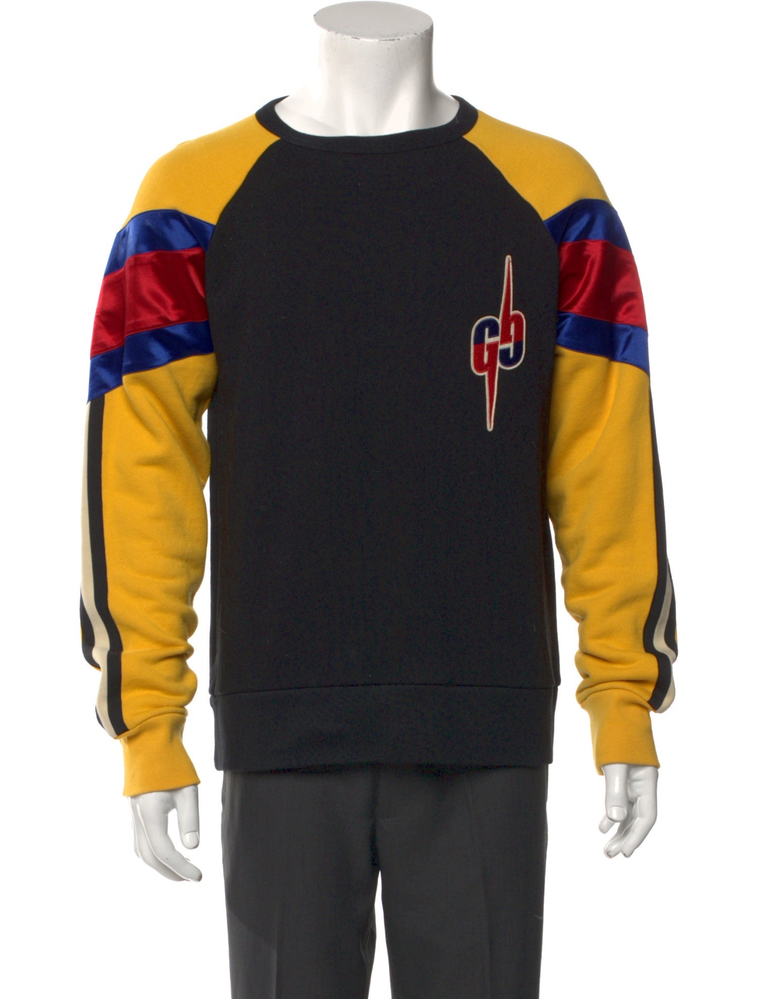 Gucci 2019 Colorblock Pattern Pullover