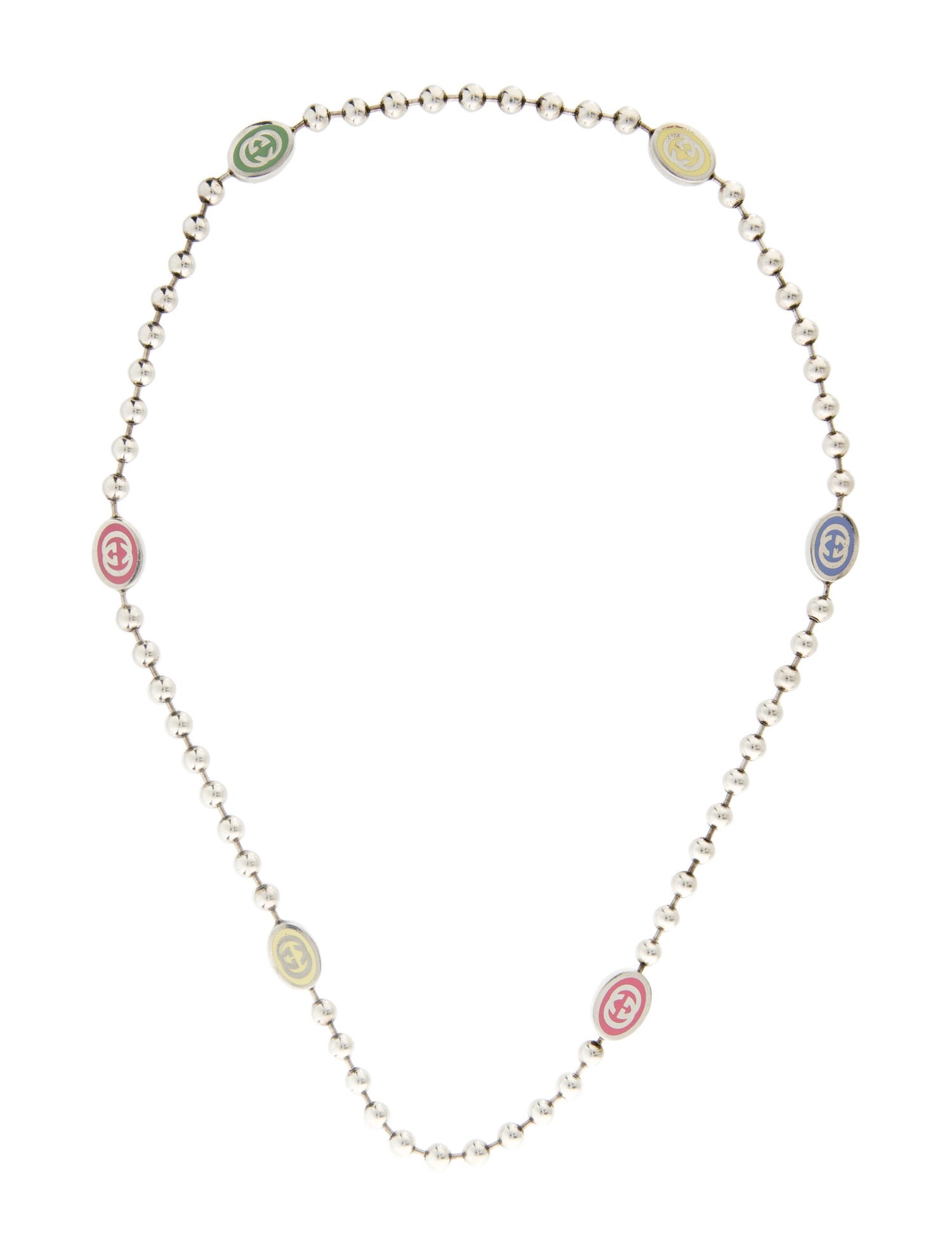 Gucci Interlocking Boule Chain Necklace