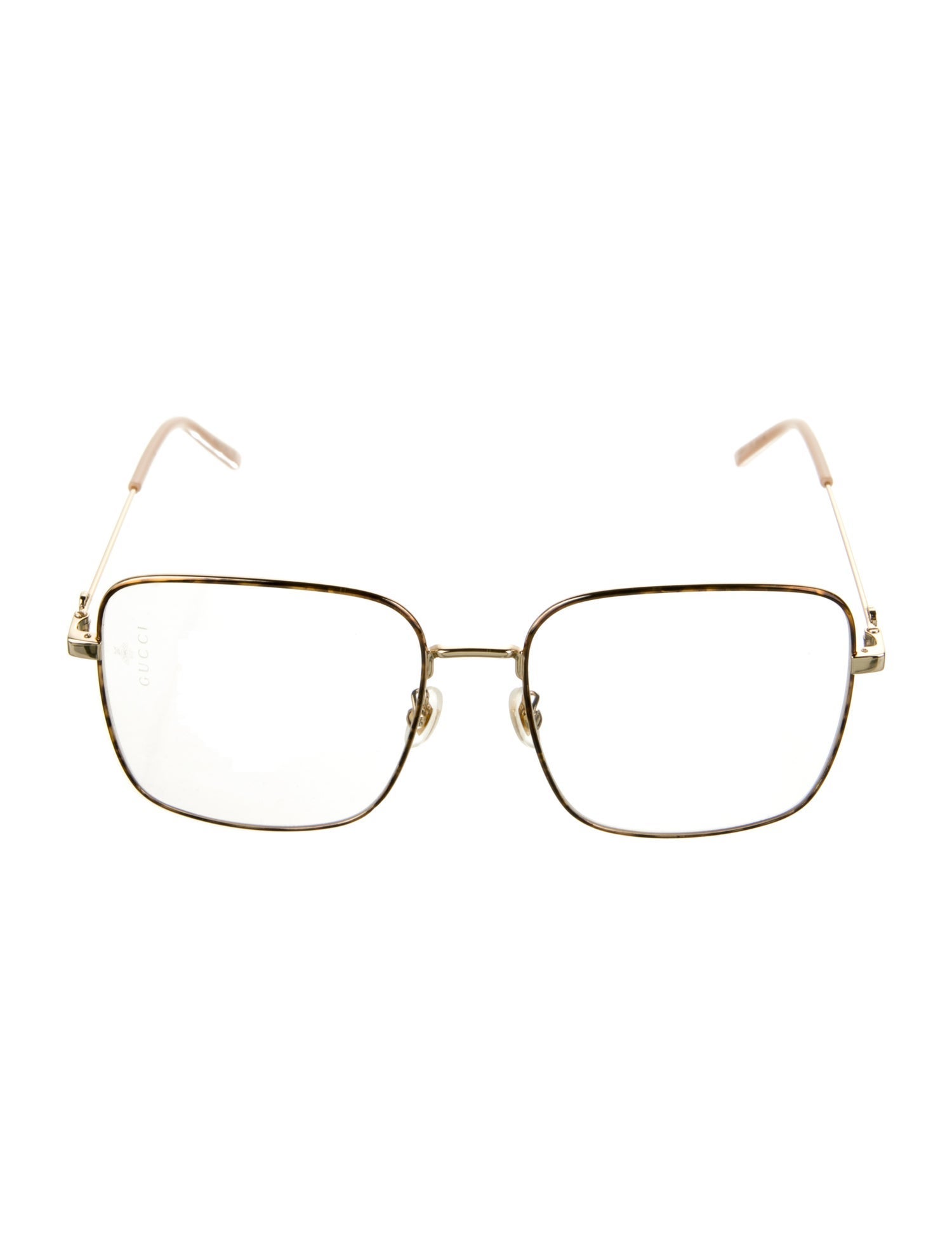 Gucci Interlocking G Logo Square Eyeglasses