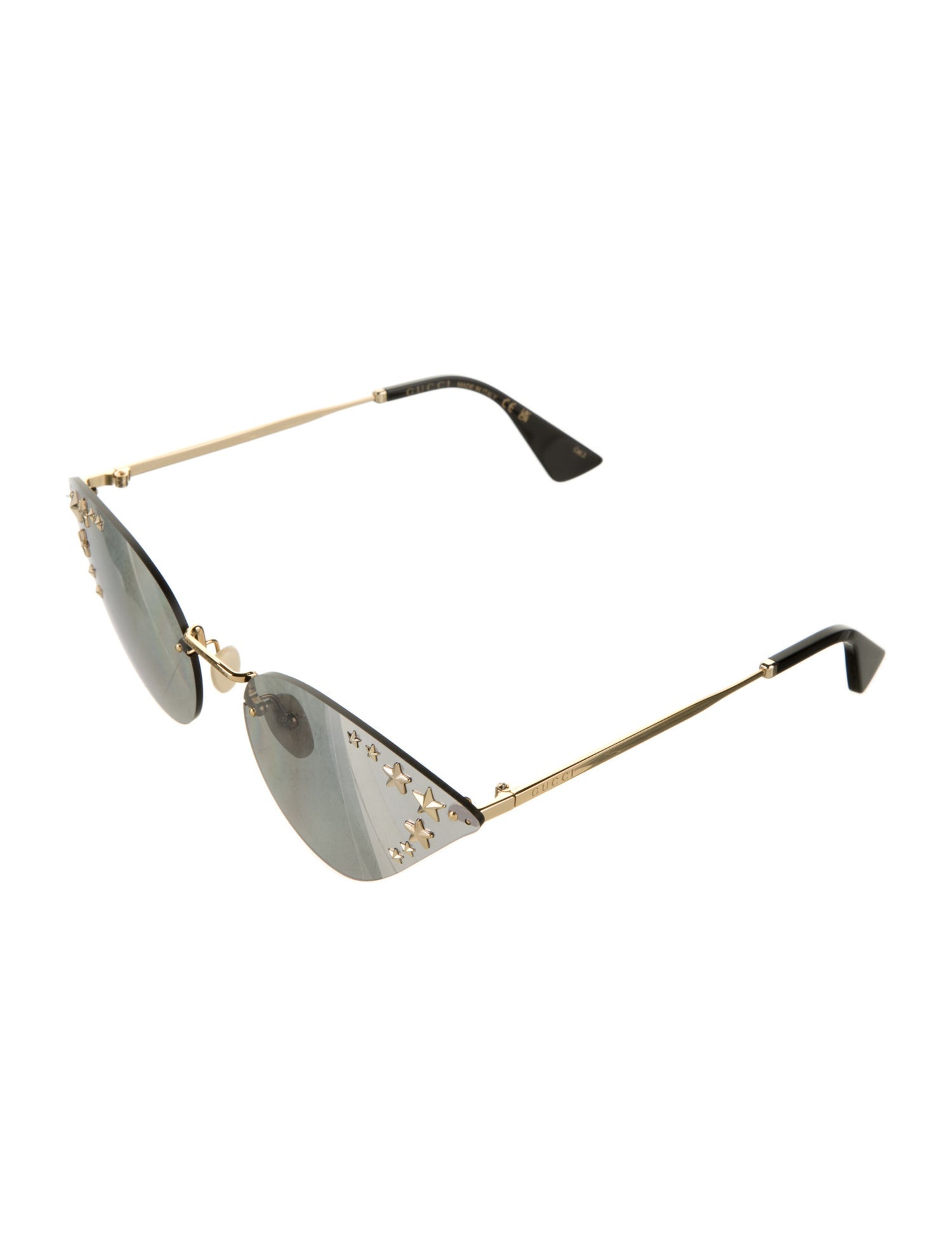 Gucci Cat-Eye Mirrored Sunglasses
