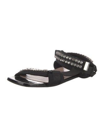 Gucci Crystal Embellishments Sandals
