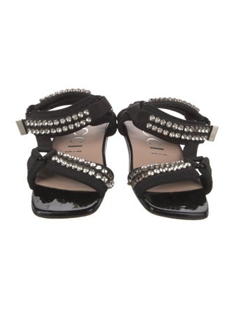 Gucci Crystal Embellishments Sandals