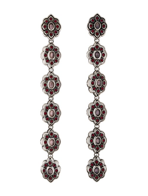 Gucci Crystal Clip-On Drop Earrings