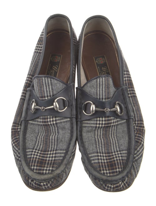 Gucci Canvas Printed Dress Loafers