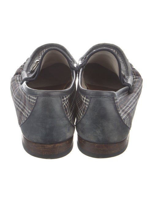 Gucci Canvas Printed Dress Loafers