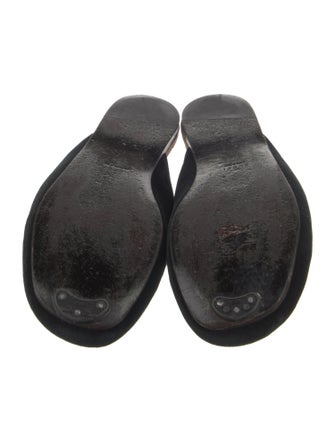 Gucci Kingsnake Velvet Slippers