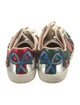 Gucci Web Accent Leather Sneakers