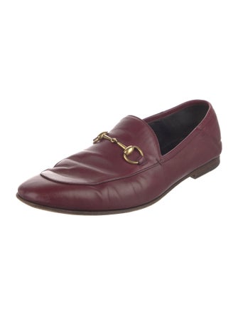 Gucci Horsebit Accent Leather Loafers