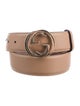 Gucci Interlocking G Logo Leather Belt