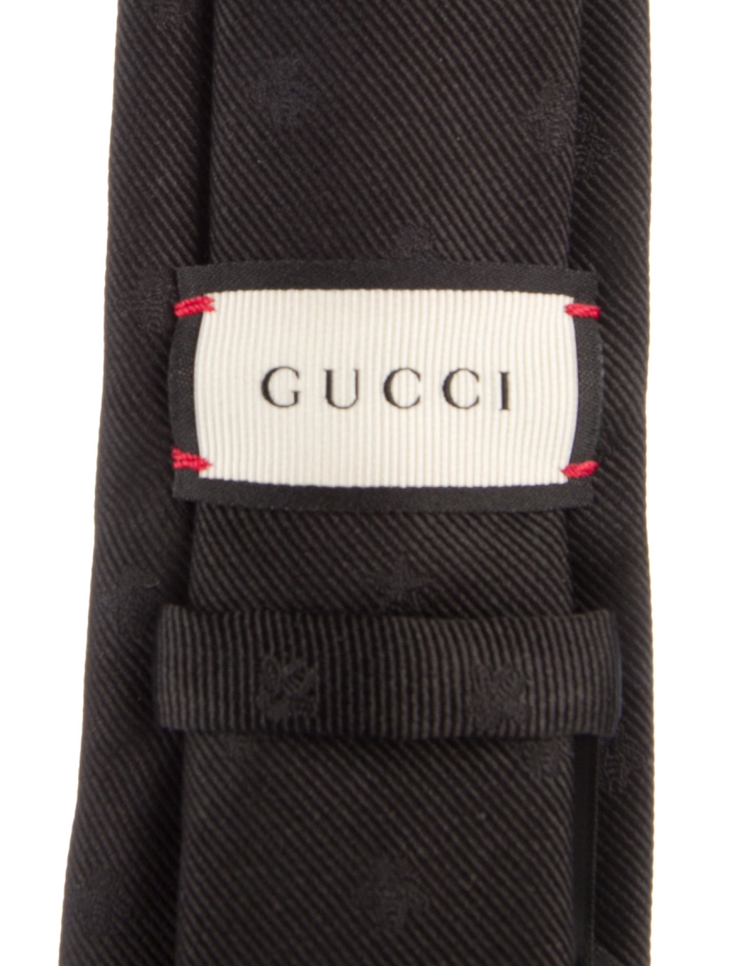 Gucci Bee Pattern Silk Tie