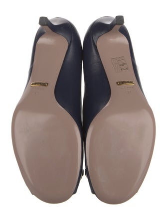 Gucci Horsebit Accent Leather Pumps
