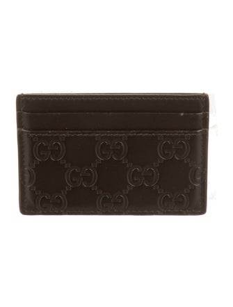 Gucci GG Signature Leather Card Holder