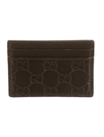 Gucci GG Signature Leather Card Holder