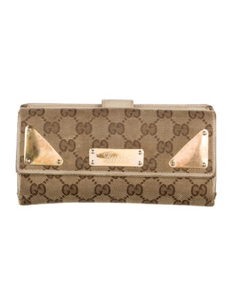 Gucci GG Canvas Canvas Continental Wallet